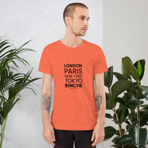 London - Paris - Binche -  T-shirt unisexe