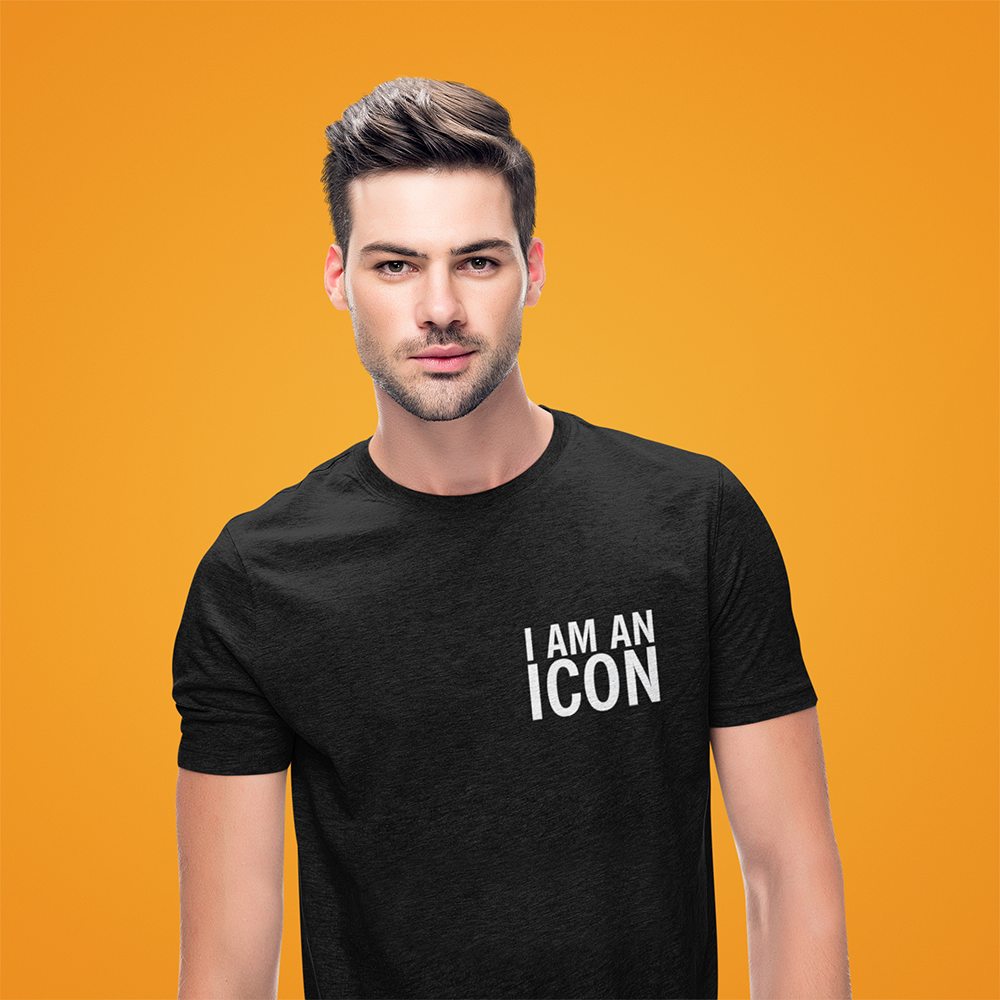 I am an icon - T-shirt Unisexe à Manches Courtes