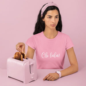 Oh lala ! T-shirt à Manches Courtes pour Femmes