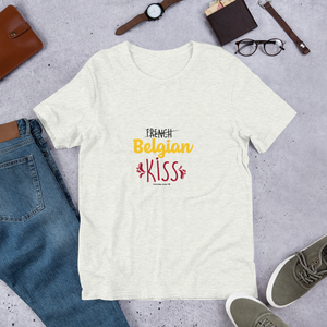 Belgian Kiss - T-shirt Unisexe à Manches Courtes
