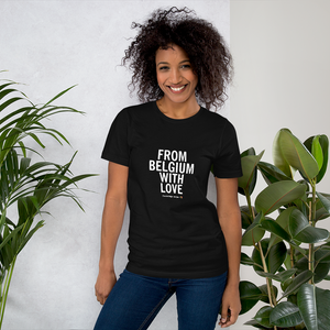From Belgium with love - T-shirt Unisexe à Manches Courtes