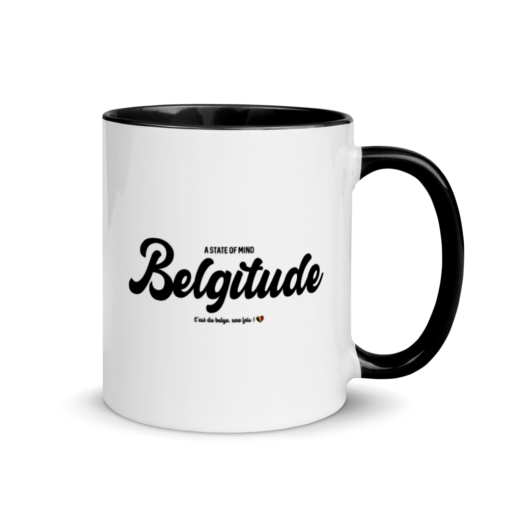 Belgitude - a state of mind - Mug à Intérieur Coloré