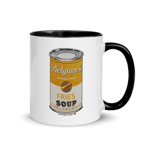 Belgium's Fries soup - Mug à Intérieur Coloré