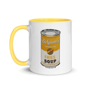 Belgium's Fries soup - Mug à Intérieur Coloré