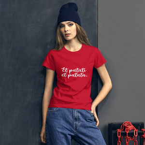 Et patati et patata - T-shirt à Manches Courtes pour Femmes